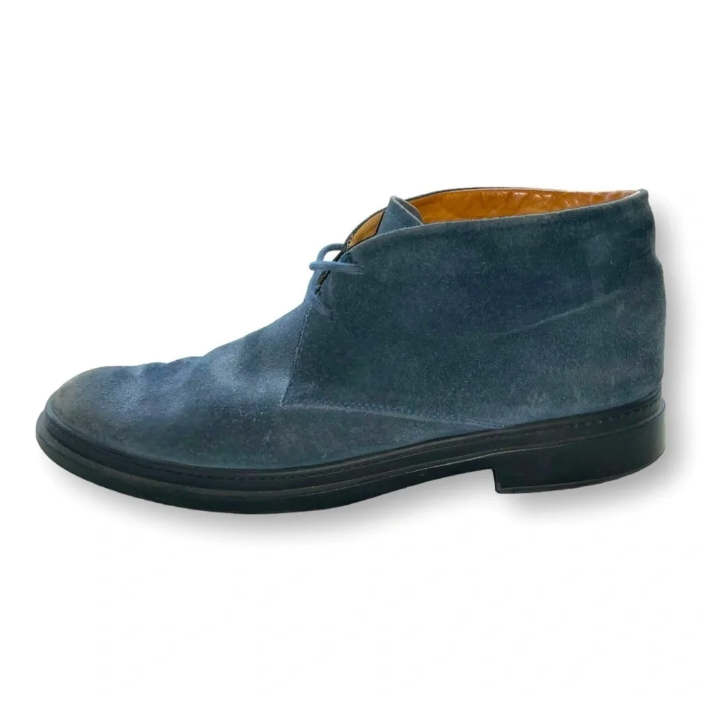 💥 Tod’s‎ Blue Suede Chukka Boots 👞 Men’s 9.5